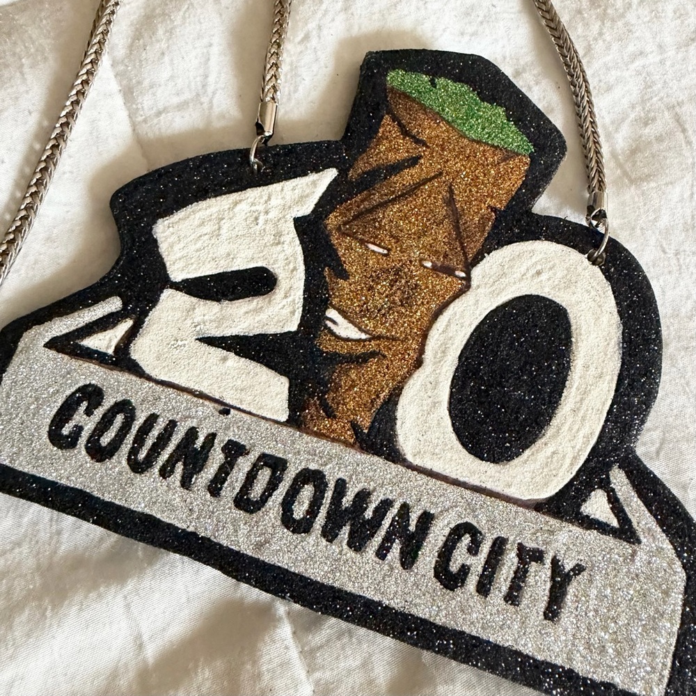 420 Countdown City Streetwear Necklace Handmade - Picture 2 of 4